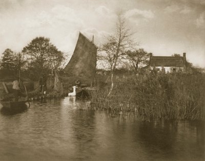 Cottage di un Broadman, Vita e paesaggio sui Norfolk Broads, c.1886 da Peter Emerson und Thomas Goodall